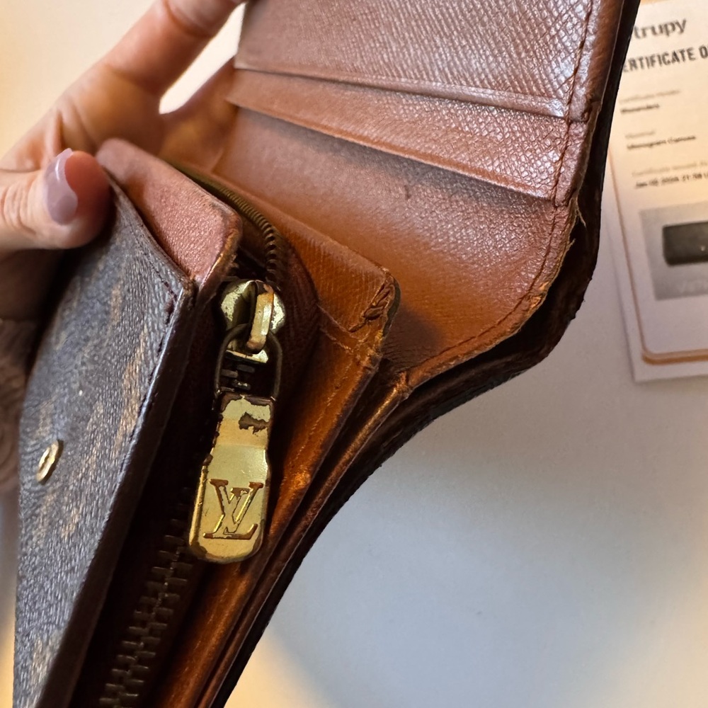 Louis Vuitton Monogram Canvas Brown and Tan Continental Wallet - Picture 4 of 10